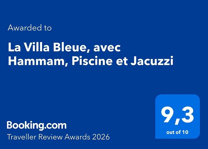 La Bleue, 800m2, Hammam, Piscine Et Jacuzzi Villa